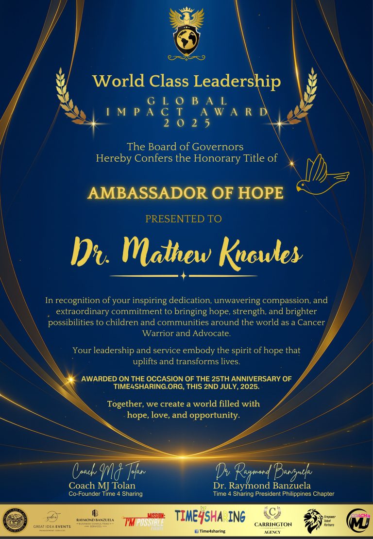Read more about the article Beyoncé’s Dad Named Ambassador of Hope for Time4sharing.org Cancer Kids.
